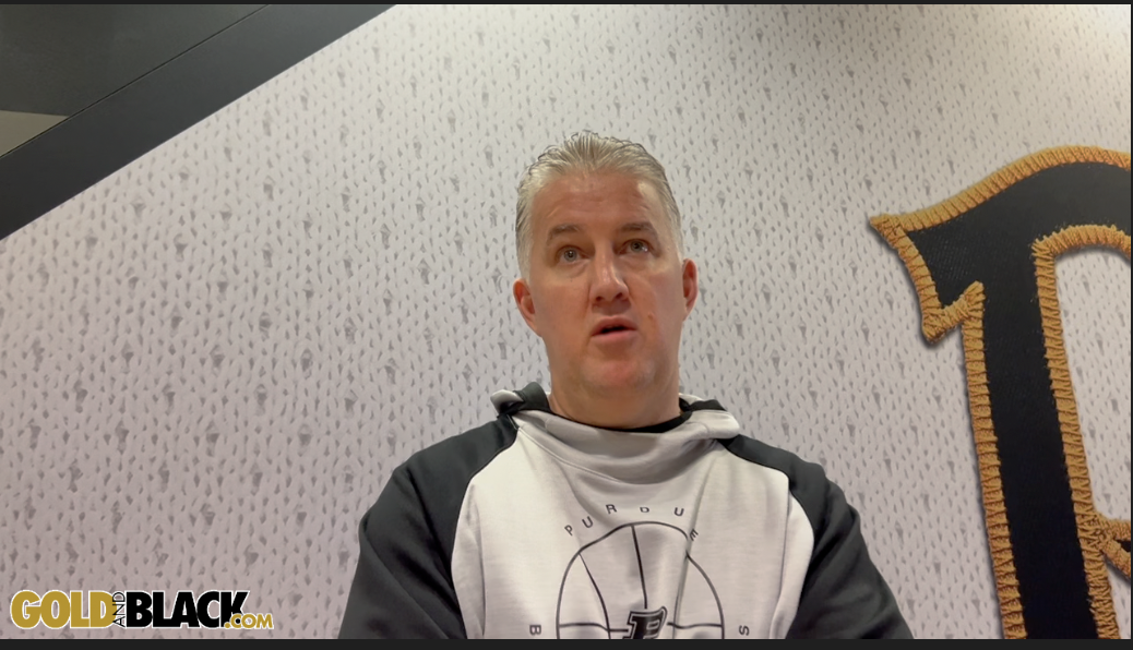 GoldandBlack Com Video Purdue Coach Matt Painter Discusses   Screenshot 2024 01 30 At 2.19.23 PM 